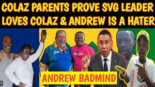 COLAZ SMITH TV PARENTS PROVE ANDREW HOLNESS NEVER WANT SEE COLAZ UNTIL SVG PRIME MINISTER BIG HIM UP [upl. by Ateuqahs]