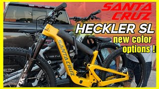 Santa Cruz Heckler SL 2024  lightweight eMTB gets a refresh with new color options [upl. by Anma]