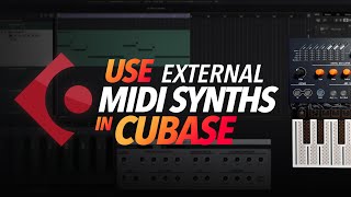 How to use External MIDI Synths like VST Instruments in Cubase Pro [upl. by Kcirdehs154]