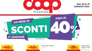 Volantino 🗞 COOP dal 18 al 31 GENNAIO 2024 [upl. by Coveney]