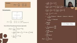 KELOMPOK 4 TRANSFORMASI FOURIER [upl. by Emilee858]