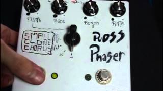 Small Clone Chorus  Ross Phaser DIY Pedal [upl. by Perloff]