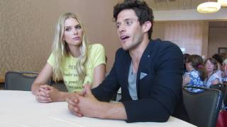 SDCC 2017 Stitchers Press Room Emma Ishta amp Kyle Harris [upl. by Cyrie597]