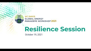 GEM 2021 Resilience Session [upl. by Iline]