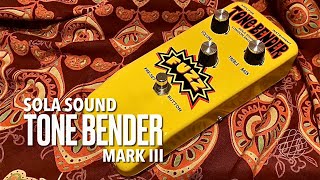 SOLA SOUND  TONE BENDER MKIII [upl. by Lerrad]