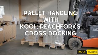 Cross Docking Hydraulic ReachForks MHS [upl. by Gualterio734]