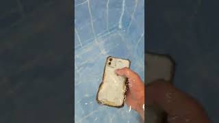 Iphone 11 water test in swimming pool [upl. by Isoj472]