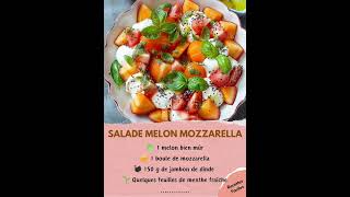 Salade melon mozzarella [upl. by Brew]