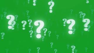 🤔INTERROGANTES pantalla verde  QUESTION MARK green screen ❓❓ [upl. by Anassor72]