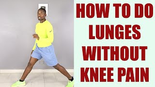 How to Do Lunges without Knee Pain [upl. by Ahsitaf]