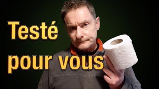 Test et comparatif de papier toilette spécial dissolution rapide [upl. by Dnalyk499]