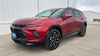 2024 Chevy Blazer RS Radiant Red Tintcoat With Jet Black Interior [upl. by Dripps]