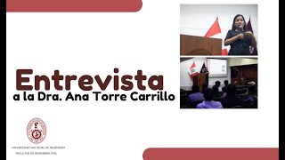 Entrevista a la Dra Ana Torre Carrillo [upl. by Ahsilav]