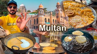 Ultimate Street Food in MULTAN 😋✈️ amp Tourist Spots  Halwa Pori Androon Naveed Biryani amp Dahi balay [upl. by Pich]