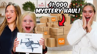 UNBOXING a £1000 CHRISTMAS Temu PALLET [upl. by Htebazil]