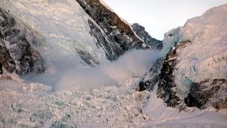 The Everest Avalanche 18 April 2014 an eyewitness film [upl. by Anovad249]