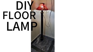 DIY FLOOR LAMP 🛋️ ldeas [upl. by Lefkowitz865]