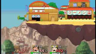 Super Smash Flash 2 v07 Sora vs Naruto Clones [upl. by Orest]