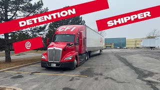 CFI Back to Back Detention Pay  Rookie Trucking Vlog  OTR Trucking Life [upl. by Lurette]