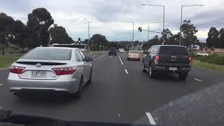 Driving in GREENVALE VIC 3059 [upl. by Elolcin]