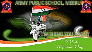 73rd Republic Day Celebration l ARMY PUBLIC SCHOOL MEERUT [upl. by Lyndes299]