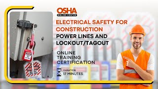 Electrical Safety in Construction  LOTO  Online Training Certificate [upl. by Berkshire]