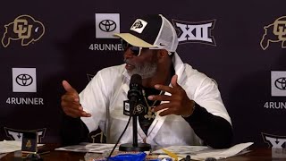 Deion Sanders shuts down CBS Denver Post reporters questions at press conference [upl. by Calbert]