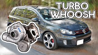 Mk6 GTI DV Spacer TURBO Sound amp Review In amp Out of Engine Bay [upl. by Leonora890]