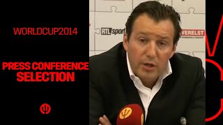 Livestream Press Conference Selection Belgium  World Cup 2014 [upl. by Thgiwed]