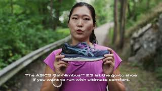 Chaussures de running Asics Gel Nimbus W 23 [upl. by Notsirk418]