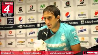 Carlos Izquierdoz previo al Veracruz vs Club Santos [upl. by Romelle]