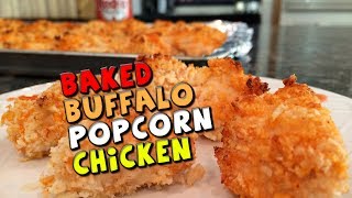 Baked Buffalo Popcorn CHICKEN Recipe Healthy [upl. by Fineberg]