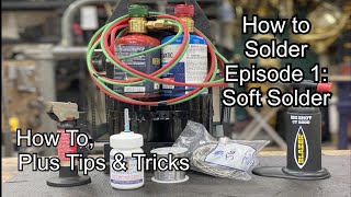 How to Solder Episode 1 Soft Solder band instrument repair Ferree’s tools Wes Lee Music Repair [upl. by Asa]