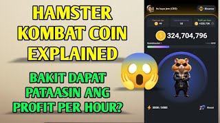 Hamster kombat coin explained  Sayang ang naipon na coin Bakit need pataasin ang pph [upl. by Eugenius287]