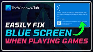 How to Fix BLUE SCREEN When Playing Games on Windows PC  Windows 11 BSOD Error COMPLETE SOLUTIONS [upl. by Ddet771]