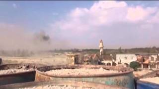 Syrian army attacks in Eastern ghouta Damascus province 19102015 [upl. by Eloc]