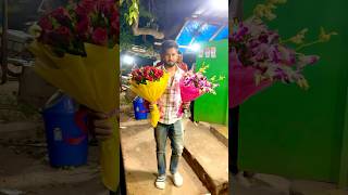 ମୋ ଶଉତୁନି ପାଇଁ bouquet 💐 ଆଣିଲେ dev 😂minivlog mastitime couplegoals flowers 💐 [upl. by Arraik]