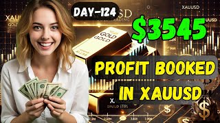 Day124  3545 Profit booked in xauusd xauusdlivetrading trading forexdaytrader xauusd [upl. by Pebrook]