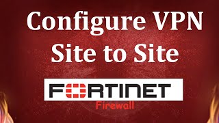 How to configure Site to site vpn on fortigate firewall  Msolved Tech [upl. by Atekin]