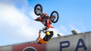 Freestyle Motocross FMX Show by Riot Riders at Motor Bike Expo 2023 Verona [upl. by Jimmy]