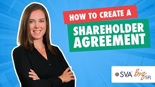 How to Create a Shareholder Agreement [upl. by Nairdad613]