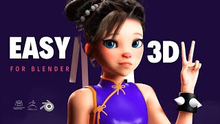 Easily create 3D Characters for Blender FAST [upl. by Elmer]