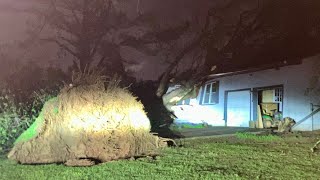 Tornado touches down in Conyers during overnight storms [upl. by Aihsit]