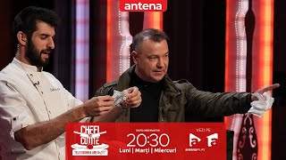 Magicianul Andrei Teașcă show la Chefi la Cuțite Trucul care ia lăsat mască pe chefi [upl. by Ahsiret]