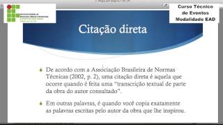 Informações sobre o problema do plágio e como fazer citação de texto [upl. by Woodall318]