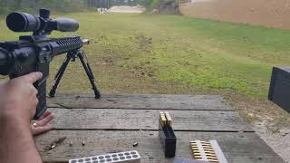 AR10 Accuracy test 100 200 and 300 yards [upl. by Solohcin]