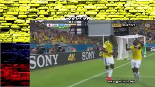 Seleccion Colombia en Brasil 2014 Goles hasta el Momento [upl. by Genesa]