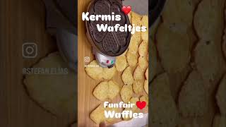 funfair waffles kermis wafels thehomebakingbook belgischbakboekroyal ​⁠​⁠hannibalbooks [upl. by Afira988]