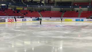 Wakaba HIGUCHI FP practice 31102019 Internationaux de France [upl. by Deena786]