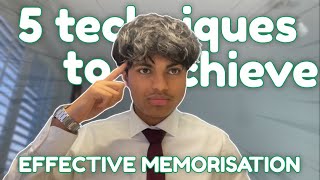 5 Techniques to Achieve Effective Memorisation for Exam Success [upl. by Aronas]